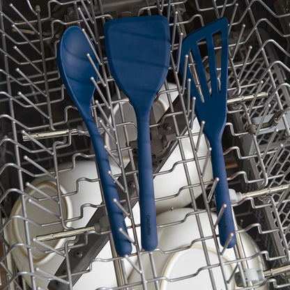 Silicone 7 Piece Cooking Utensil Set, Ladle, Turners, Spatula, Spoons, Whisk, Flexible Nonstick Kitchen Tools Rigid Steel Core, Heat-Resistant, Anti-Slip Handle Bpa-Free Dishwasher Safe, Blue5