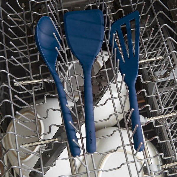 Silicone 7 Piece Cooking Utensil Set, Ladle, Turners, Spatula, Spoons, Whisk, Flexible Nonstick Kitchen Tools Rigid Steel Core, Heat-Resistant, Anti-Slip Handle Bpa-Free Dishwasher Safe, Blue5
