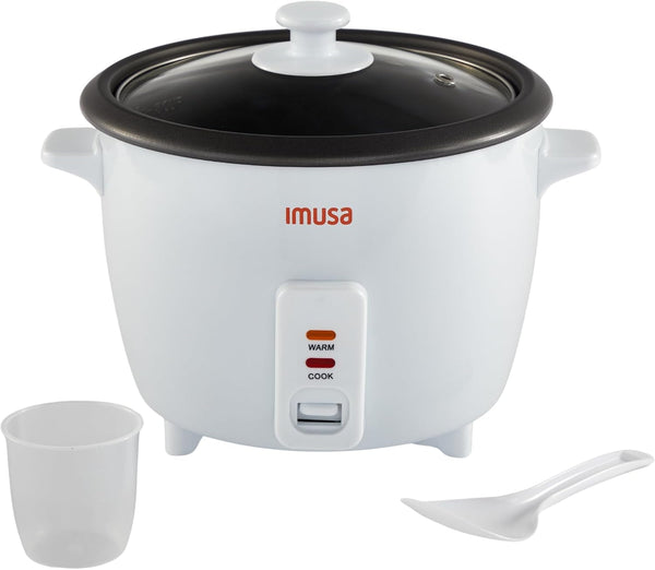 3 Cup Electric Ceramic Rice Cooker, White | for Rice Quinoa Oatmeal Stew, Compact for Dorms Rvs Small Kitchens1