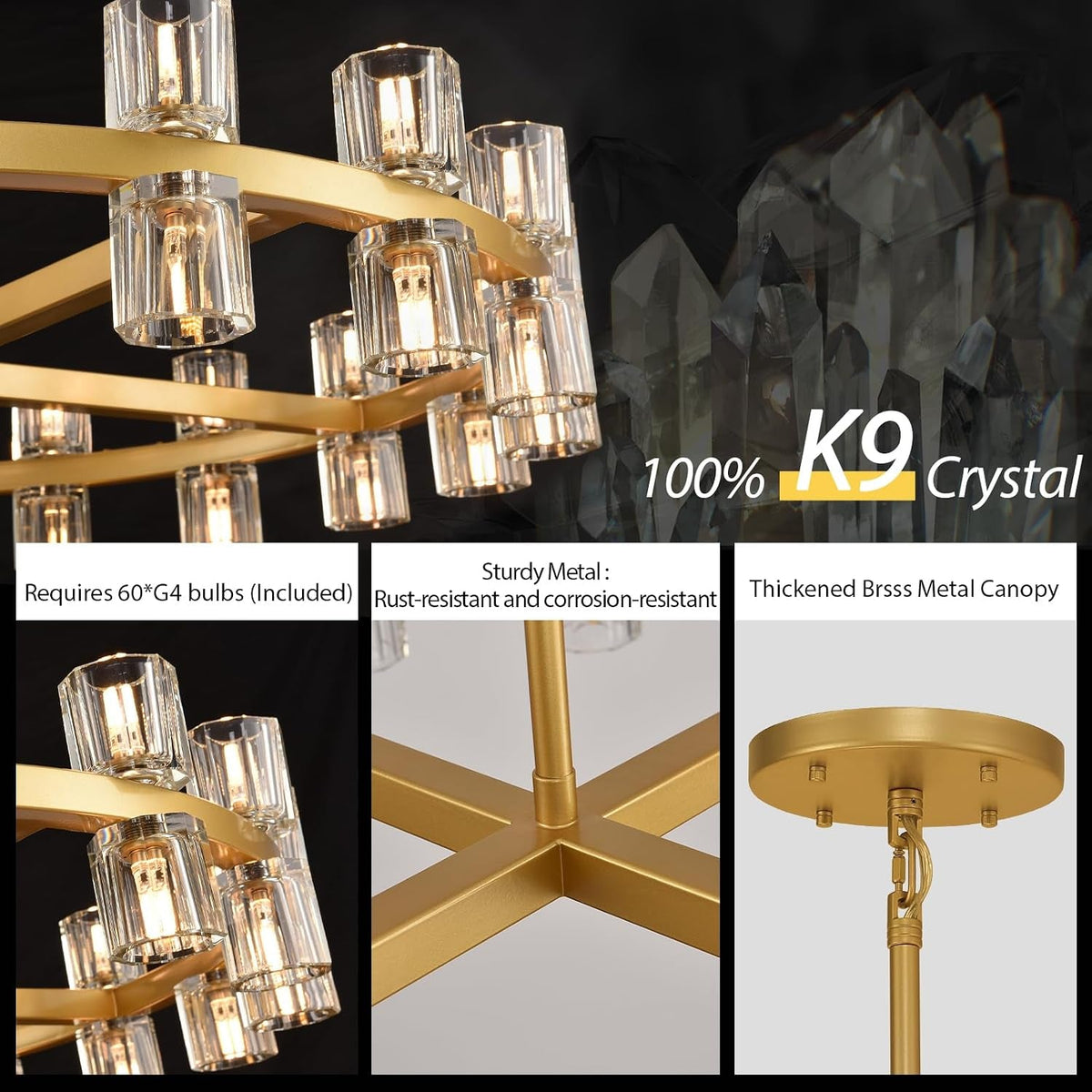 modern-60-inch-gold-round-chandelier-extra-large-chandeliers-crystal-chandeliers-for-living-room-large-wagon-wheel-chandelier-for-foyer-staircase-entrance-includes-bulb