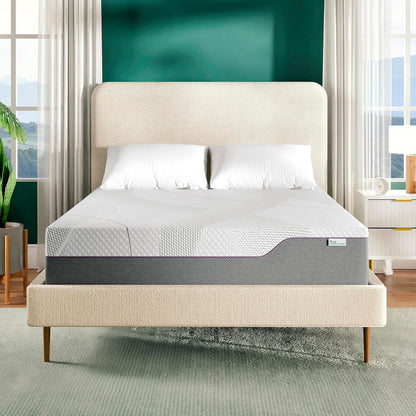 Marley 12 Inch Green Tea Gel Memory Foam Mattress, Full Size, Bed in a Box, Medium Firm Feel1