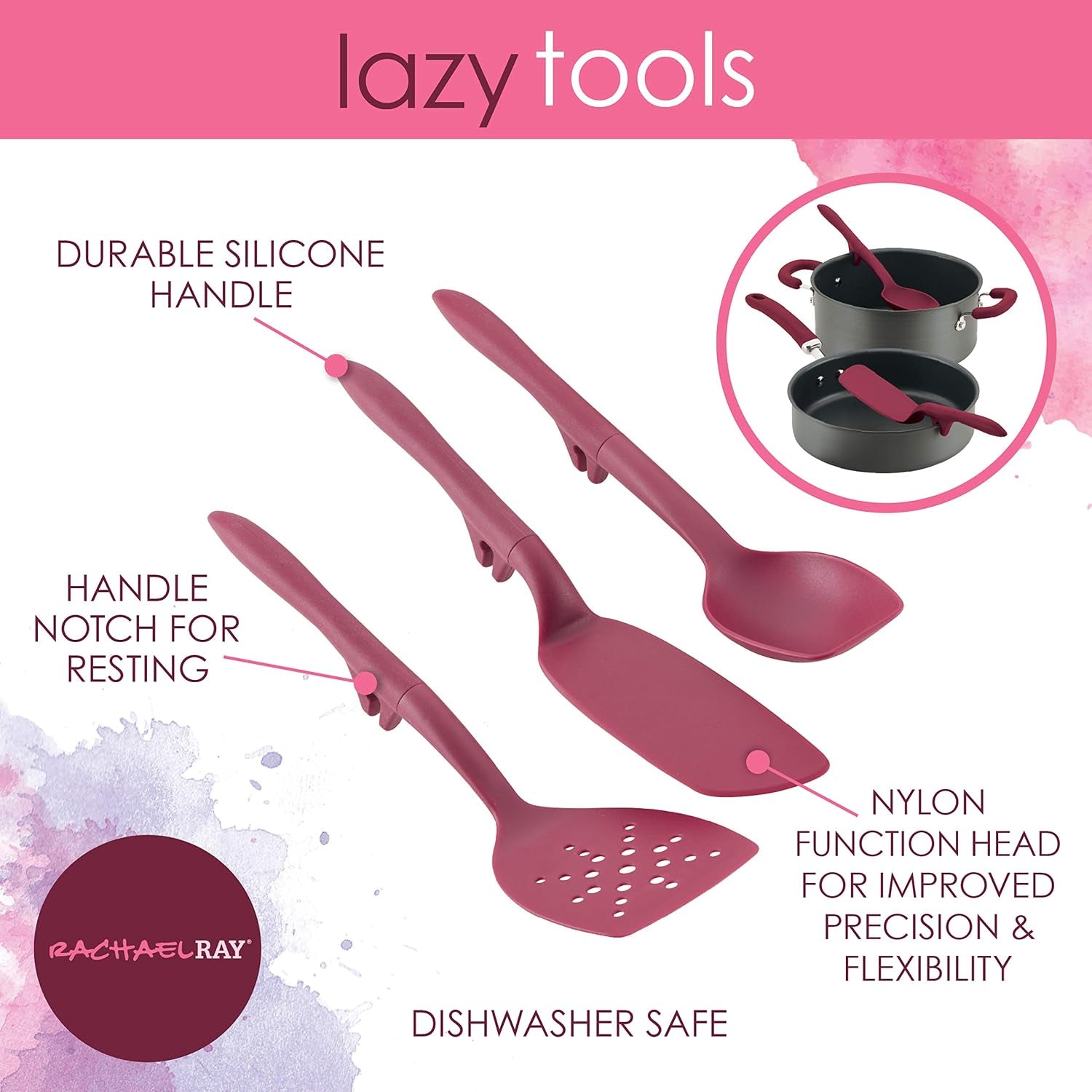 47916-3-piece-lazy-tool-nylon-slotted-turner-set-burgundy