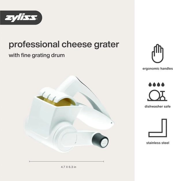 Classic Rotary Grater, Nsf-Certified Restaurant Cheese Grater6