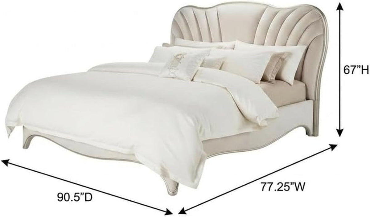 london-place-beige-queen-velvet-panel-bed-with-solid-and-manufactured-wood-frame-plush-100-polyester-upholstery-poplar-wood-construction-comfortable-and-durable