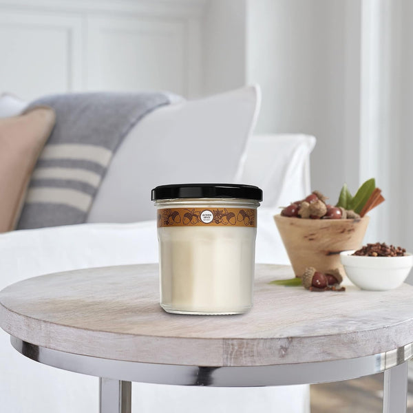 CLEAN DAY Soy Aromatherapy Candle, 35 Hour Burn Time, Made with Soy Wax and Essential Oils, Acorn Spice, 7.2 Oz6