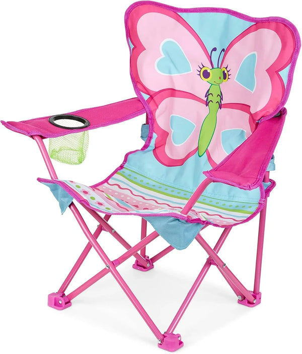 Melissa & Doug Sunny Patch Cutie Pie Butterfly Folding Lawn and Camping Chair1