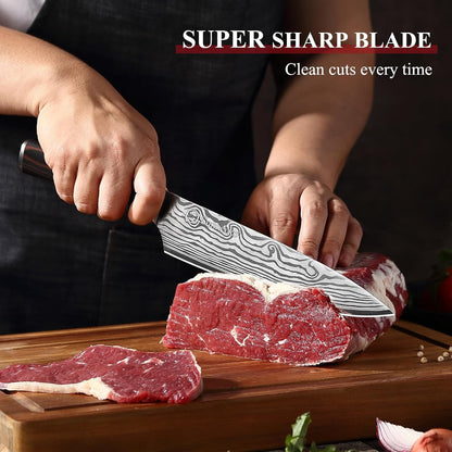 8 Inch Chef Knife - Ultra Sharp Vegetable Kitchen Knife3