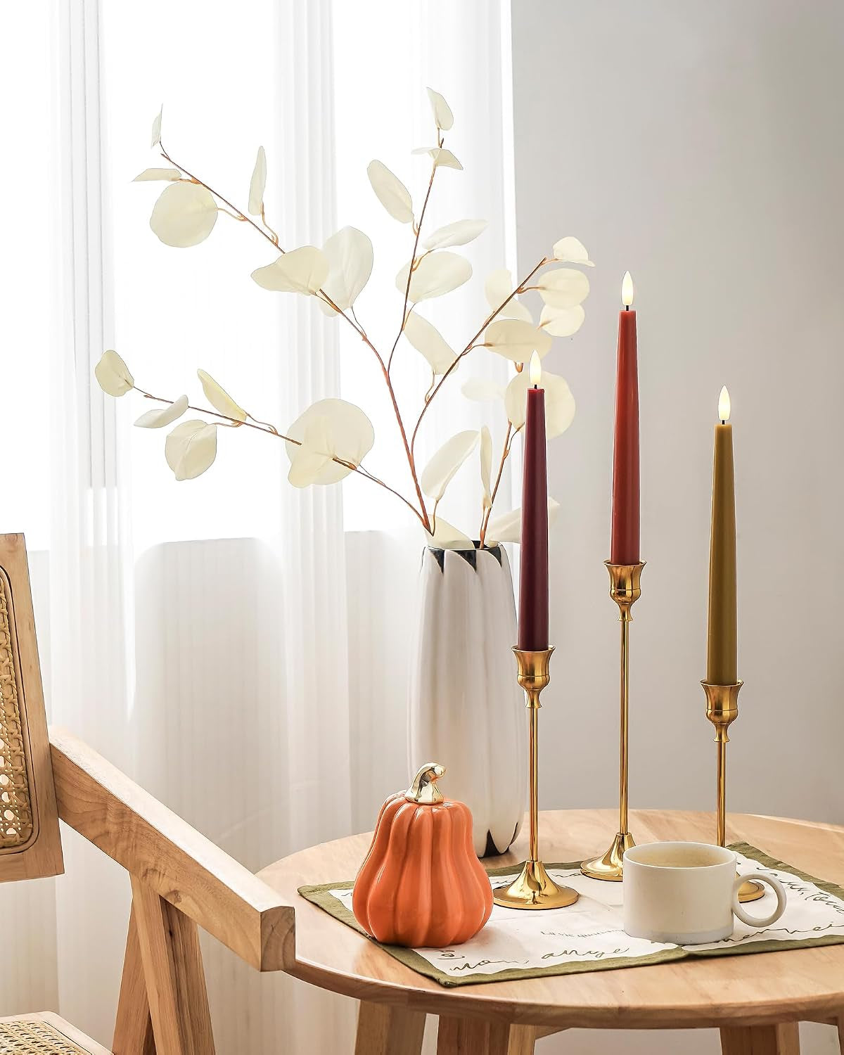 fall-flameless-taper-candles-with-remote-and-timer-9-65-inch-real-wax-led-candlesticks-battery-operated-thanksgiving-candles-with-3d-flickering-flame-bordeaux-terra-cotta-caramel-6-pack
