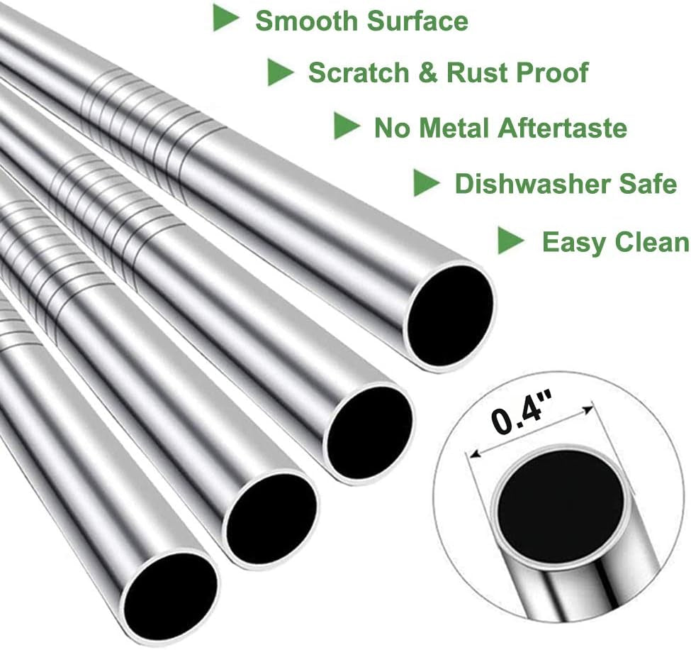 4-pack-0-4-wide-bore-reusable-stainless-steel-metal-smoothie-straws-food-grade-steel-wide-metal-straws-8-5-10-5-for-20-oz-30-oz-tumbler-0-4-wide-bore-for-smoothie-milkshake-bubble-boba