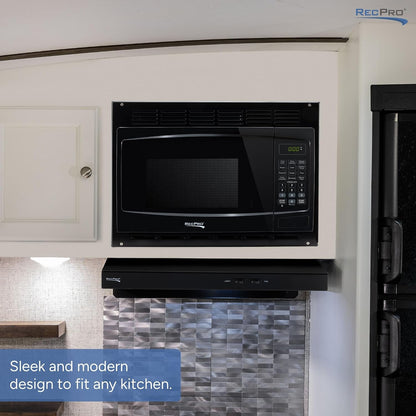 1.0 Cu. Ft. RV Microwave with Trim Kit, Black | 900W Cooking Power, 8 Express Cook Presets, 10 Power Levels, Instant Start5