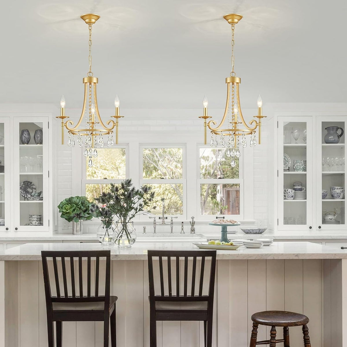small-crystal-chandelier-3-lights-modern-crystal-chandeliers-for-dinning-room-wagon-wheel-gold-chandelier-farmhouse-hanging-pendant-light-fixture-for-bedroom-hallway-entryway-bar-kitchen-bathroom