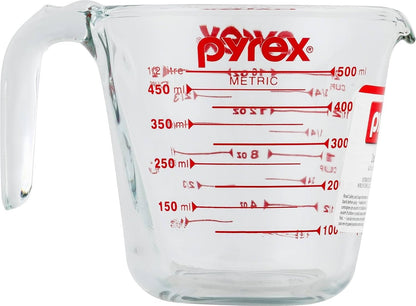 Prepware 2-Cup Measuring Cup, Red Graphics, Clear2