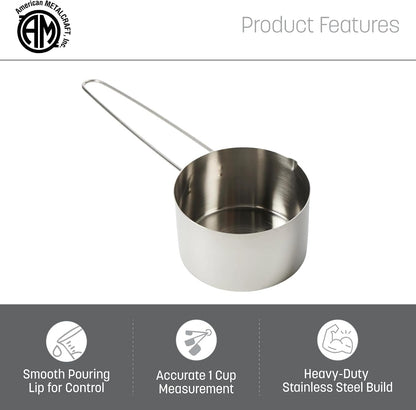 MCL10 Stainless Steel Measuring Cup, 1-Cup3