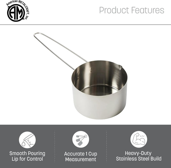 MCL10 Stainless Steel Measuring Cup, 1-Cup3