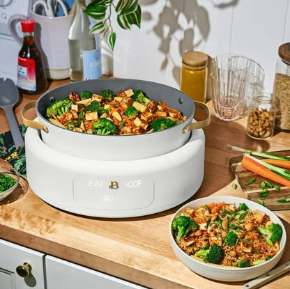 10 in 1 6 Qt Electric Multi-Cooker White Icing by Drew Barrymore5