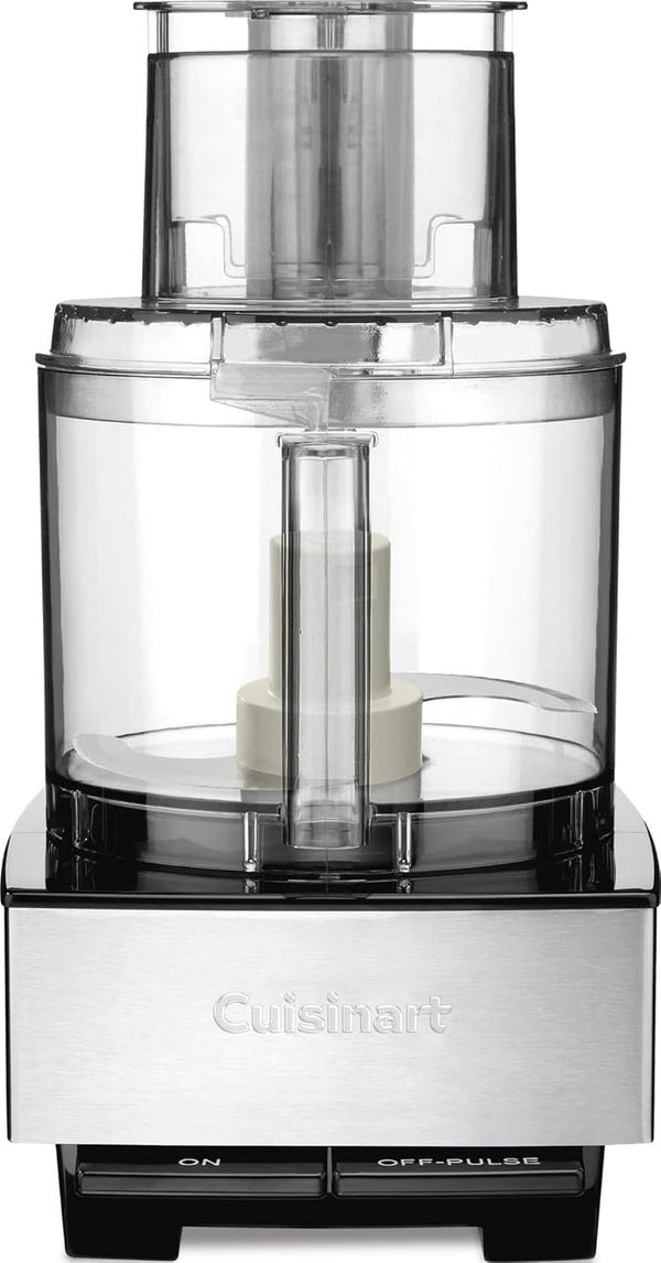 Food Processor, 14-Cup Vegetable Food Chopper for Mincing, Dicing, Shredding, Puree & Kneading Dough, 720-Watt Motor, Stainless Steel, DFP-14BCNY | Mince, Dice & Shred with This Stainless Steel Food Processor, 1 Blade, 2 Discs, Dishwasher-Safe Parts, DFP-14BCNY1