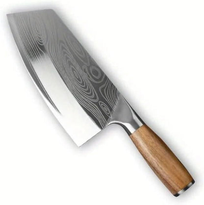 Meat Cleaver, 7.9 Inch Kitchen Knife Meat Cleaver Stainless Steel Knife Household Chef'S Knives1
