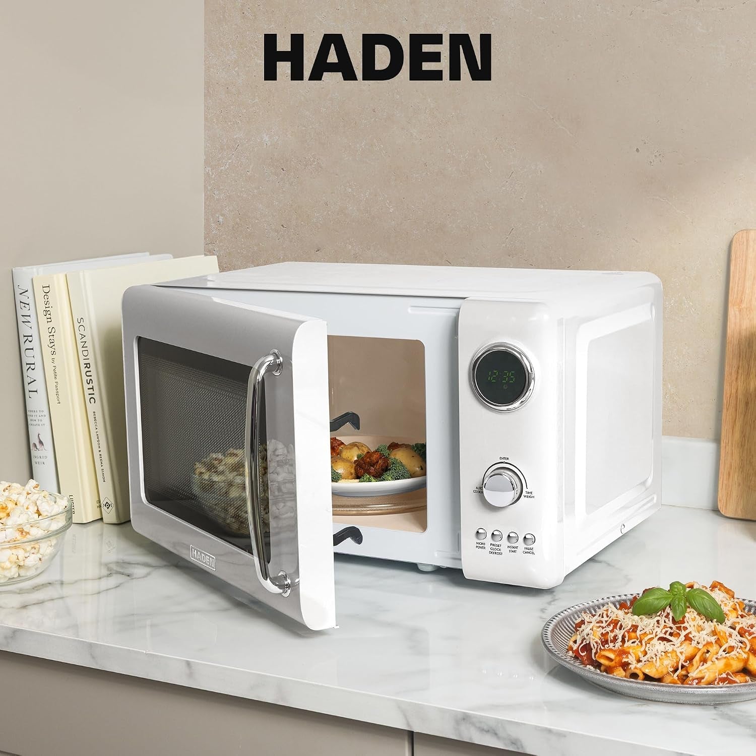 haden-700-watt-0-7-cubic-foot-microwave-oven-with-digital-controls-defrost-and-instant-start-countertop-small-appliance-ivory-chrome