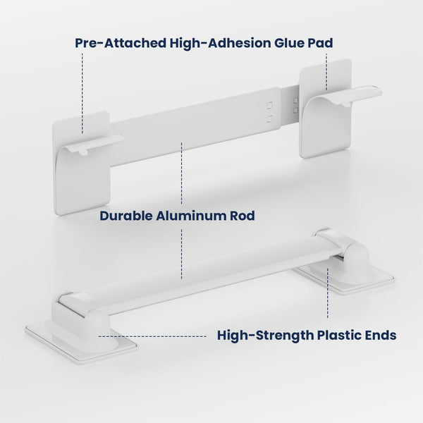 RV Shower Corner Storage Bar, Bathroom Shelf Caddy for Organization5