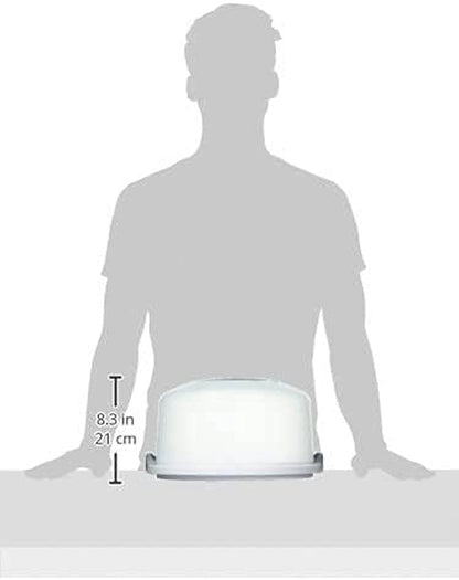 Cake Server Circular Serving Container White7
