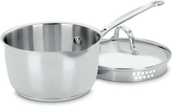 719-18P Chef'S Classic Stainless 2-Quart Saucepan with Cover,Silver1