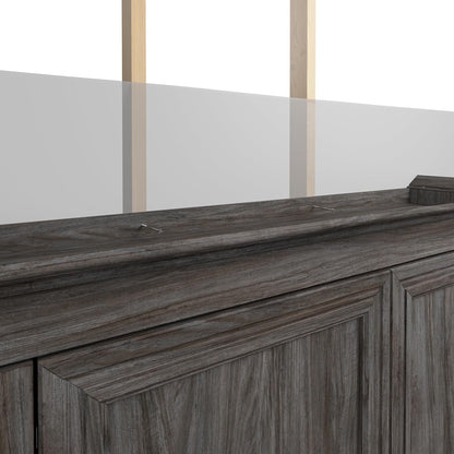 Full Murphy Bed, Walnut Grey, Versatile, 66W8