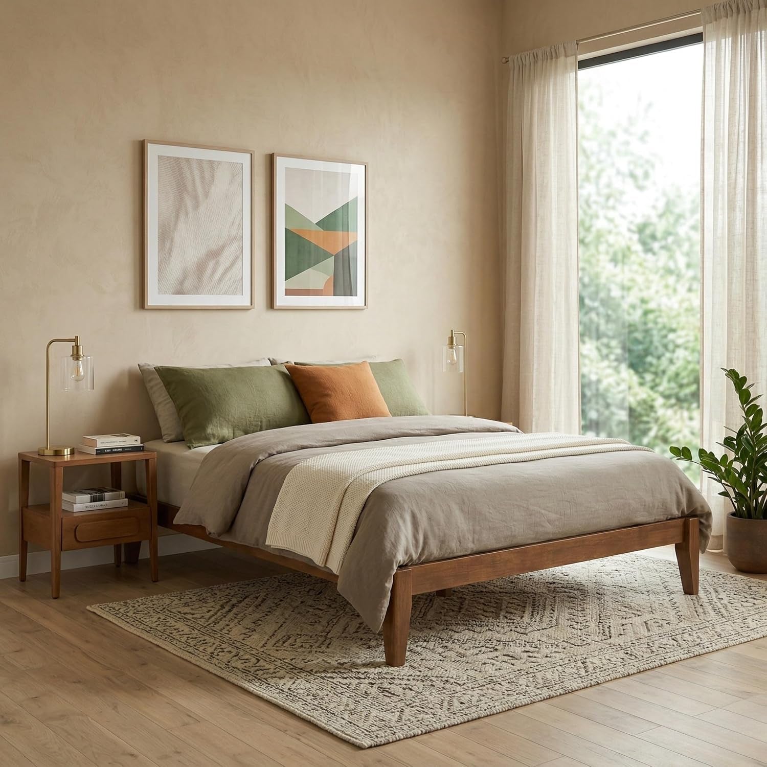 thor-premium-solid-wood-bed-frame-queen-japanese-joinery-bed-frame-with-wood-slat-support-platform-bed-no-box-spring-needed-easy-assembly-minimalist-modern-style-walnut