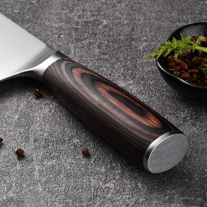 Meat Cleaver,Cleaver Knife Household Small Vegetable Knife Color Wood Handle Meat Cleaver Sharp Stainless Steel Kitchen Knives Ladies Knife4