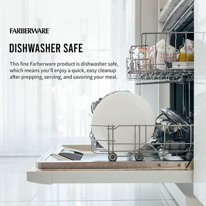 Large Cutting Board, Dishwasher- Safe Plastic Chopping Board for Kitchen with Easy Grip Handle, 11In by 14In, White6