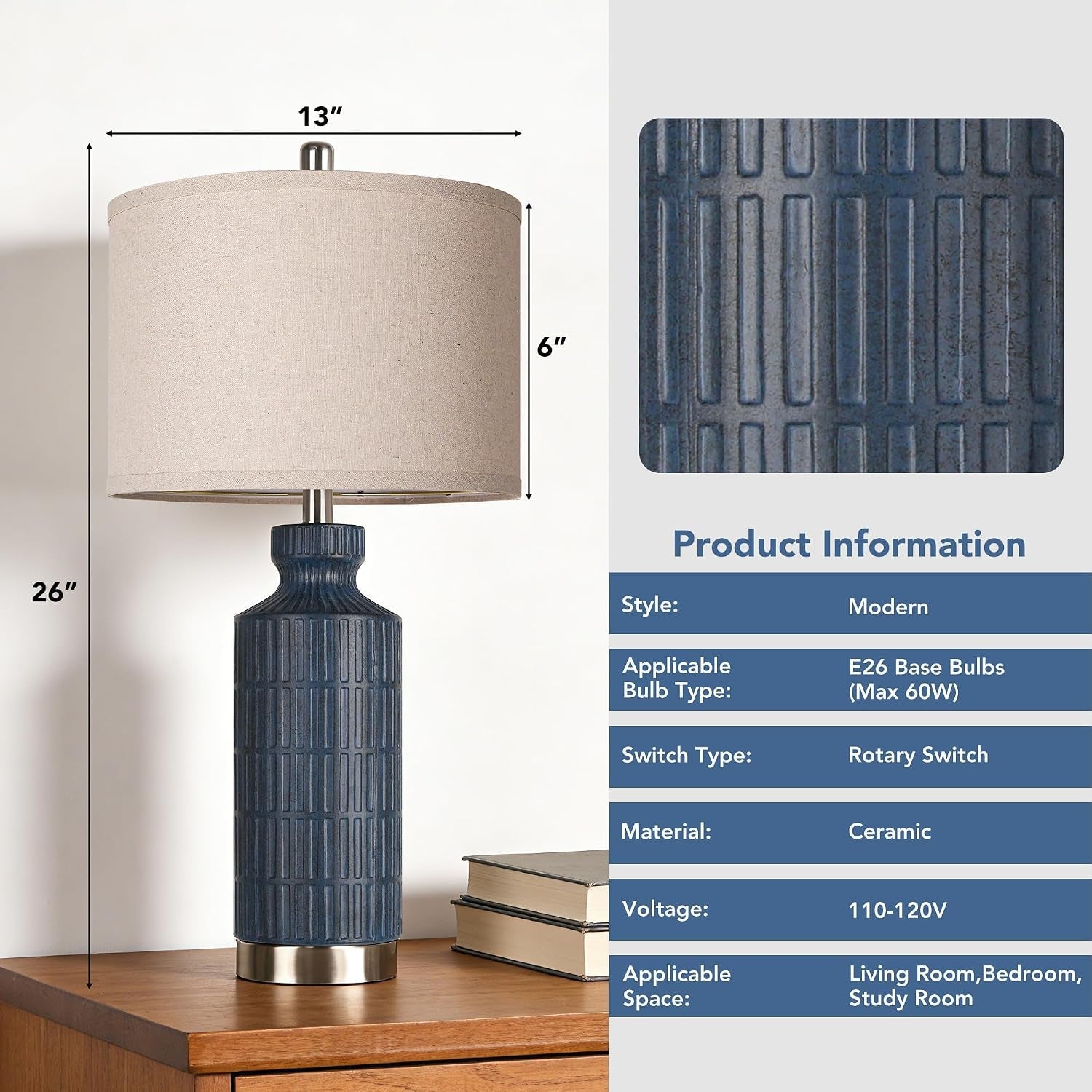 26-navy-blue-ceramic-table-lamp-set-of-2-modern-desk-lamp-metal-base
