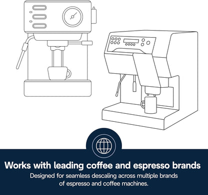 Ecodecalk Universal Descaler, for Coffee Machines 16.90 Oz | Safe Formula, Universally Compatible, 15 Month Supply, Easy to Use5