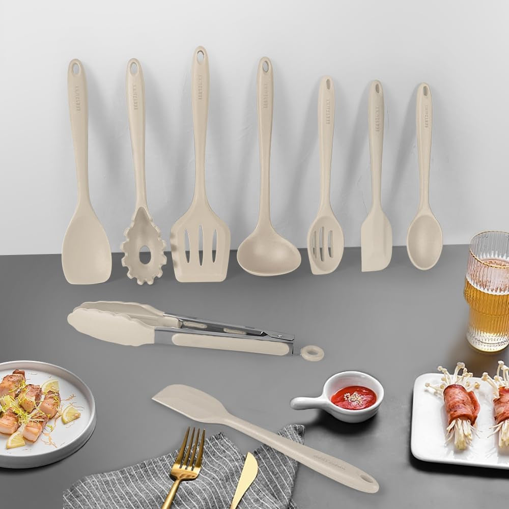 kitchen-utensil-set-11-cooking-utensils-colorful-silicone-kitchen-utensils-nonstick-cookware-with-spatula-set-colored-best-kitchen-tools-kitchen-gadgets-khaki
