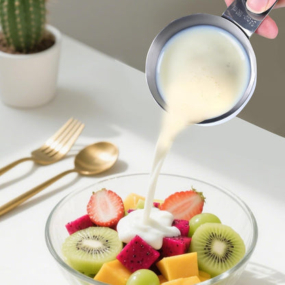 3/4 Cup Magnetic Grips Stainless Steel Measuring Cup -1PCS6