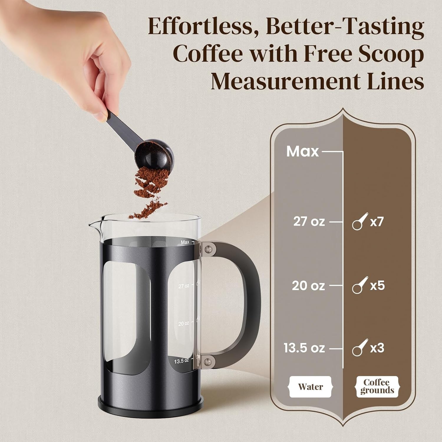 french-press-coffee-maker-no-plastic-touching-cafe-34oz-1-l-cafetera-thickened-glass-stainless-steel-brewer-cold-brew-pot-for-kitchen-travel-camping-tea-gifts-bar-accessories-decor-dark-pewter