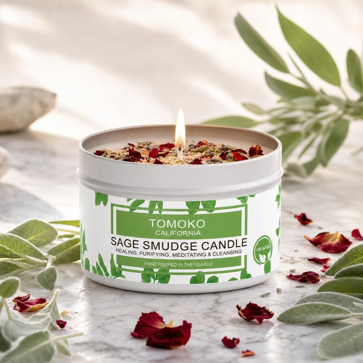 white-sage-candle-sage-leaf-rose-lavender-himalayan-salt-essential-oil