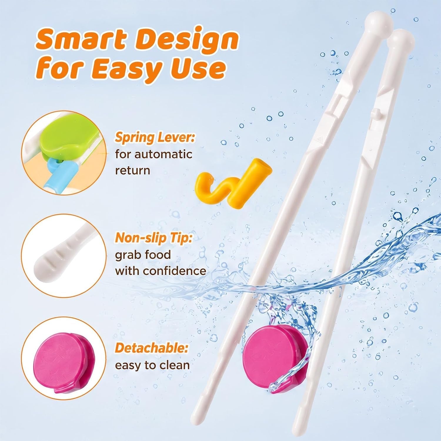 kids-chopsticks-2-pairs-training-chopsticks-for-toddlers-beginners-children-learning-practice-hand-eye-coordination-development-non-slip-grip-fun-everyday-dining-tool-for-kids
