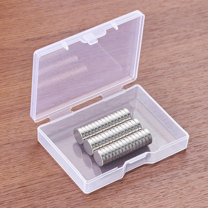 45 Pcs Refrigerator Magnets, 10X2.6Mm Small Fridge Magnets, Silver | Multi-Use Premium Neodymium Office Magnets for Fridge, Whiteboard, Billboard in Home, Kitchen, Office and School9