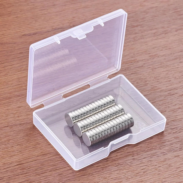45 Pcs Refrigerator Magnets, 10X2.6Mm Small Fridge Magnets, Silver | Multi-Use Premium Neodymium Office Magnets for Fridge, Whiteboard, Billboard in Home, Kitchen, Office and School9