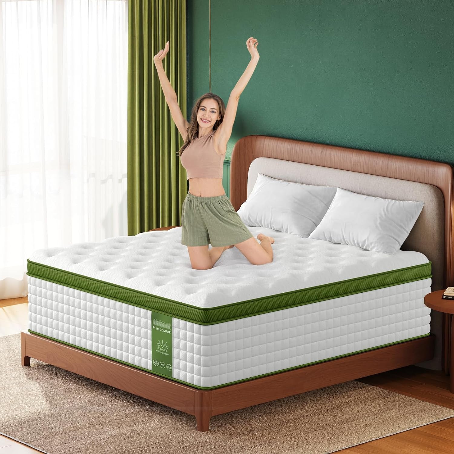 firm-king-size-mattress-14-inch-cooling-gel-hybrid-mattresses-targeted-lumbar-shoulder-support-for-back-pain-relief-fiberglass-free-certipur-us-certified-365-night-trial