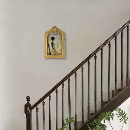 Vintage Picture Frame, Gold Vintage Arched Frame, Gold, 4X6 Inch10