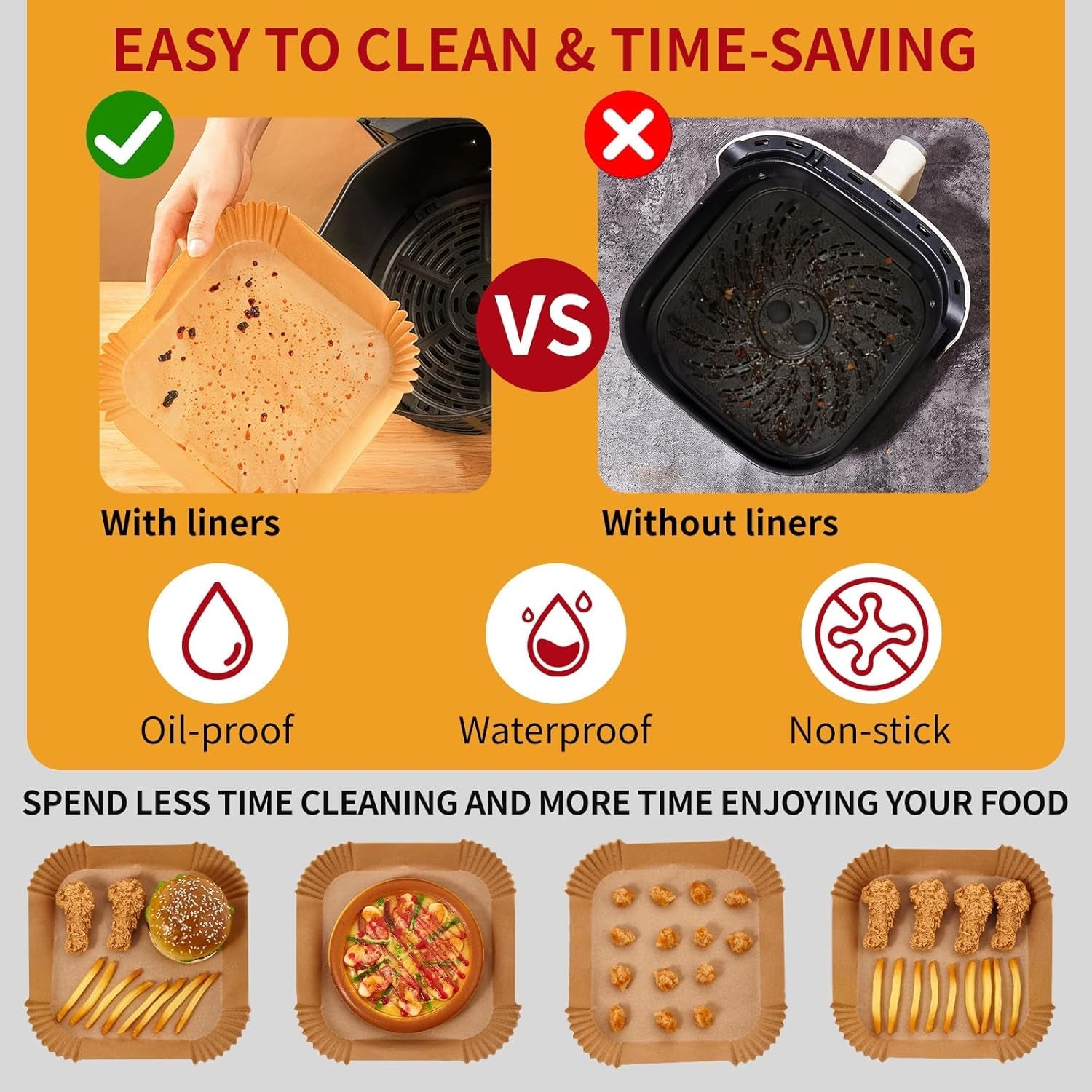 40gsm-air-fryer-paper-liners-125pcs-8-inch-disposable-parchment-paper-for-5-8-qt-basket-air-fryer-non-stick-oil-proof-heat-resistant-food-grade-for-cooking-roasting-frying-square-8
