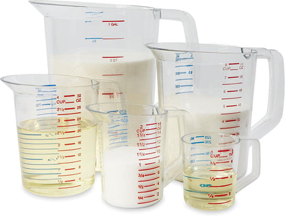 Bouncer Clear Measuring Cup, 1-Cup /0.25-Quart, Clear, Strong Food Grade, Easy Read for Liquid/Dry Ingredients, for Home/Professional Kitchen4