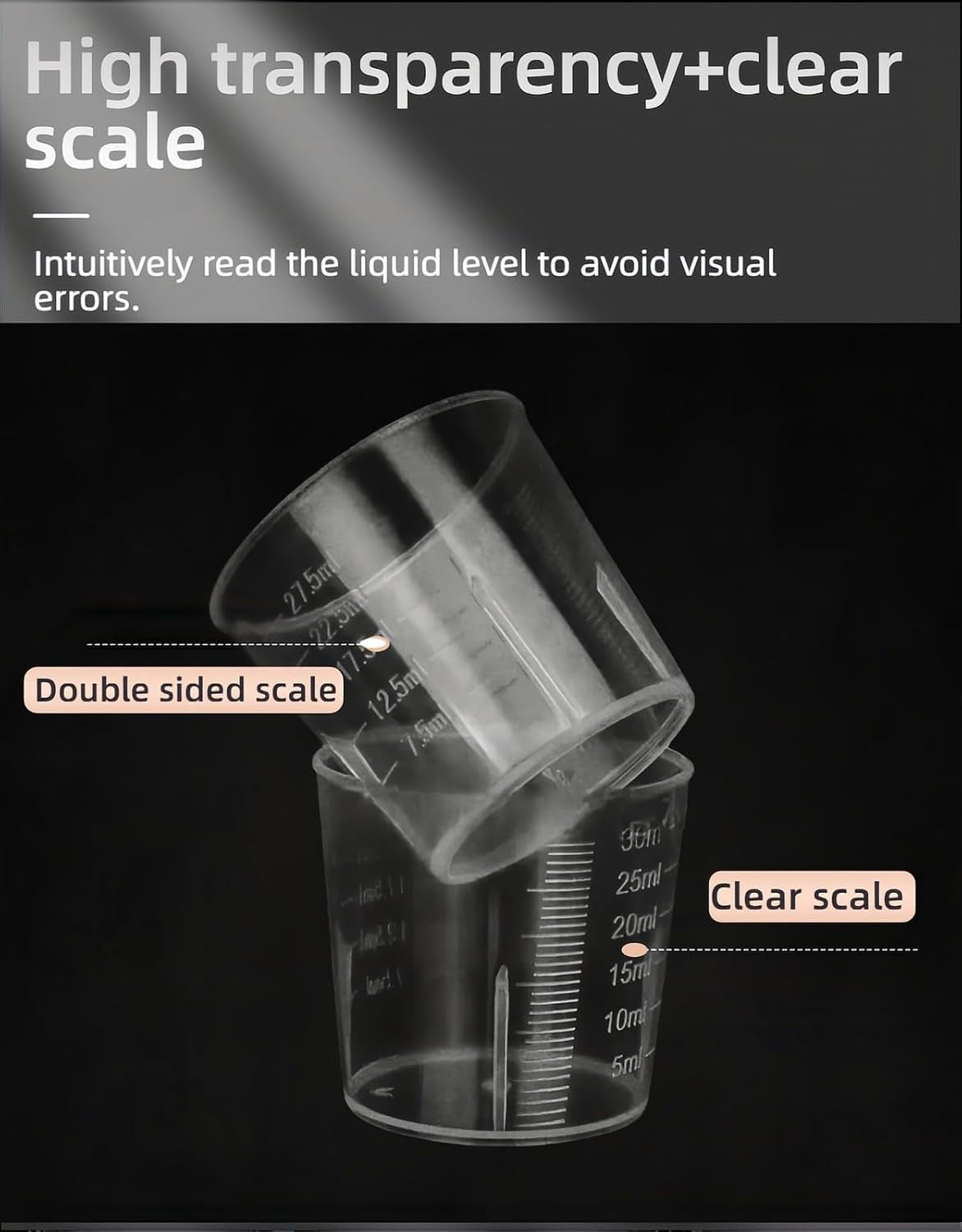 bpa-free-30ml-1oz-liquid-measuring-cups-10-pack-mini-plastic-graduated-beakers-for-kitchen-lab-crafts-resin-clear-dual-scale-accurate-safety-stackable
