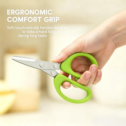 Herb Scissors 5-Layer Vegetable Shears for Kitchen Prep (1) | 5 Stainless Steel Blades and Abs Grip, Vegetable Scissors for Herbs, Scallions, Chives and Soft Vegetables.6