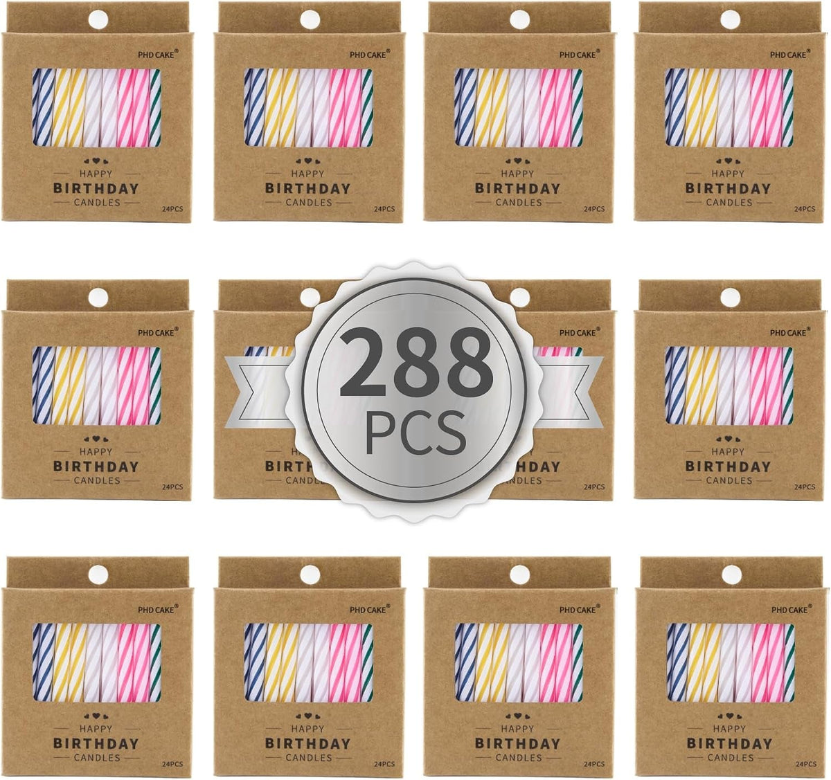 288-count-multicolored-spiral-birthday-candle-birthday-candles-for-cake-cupcake-candles-party-celebration