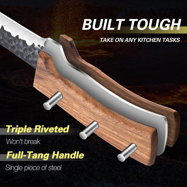 Huusk Knives from Japan, Boning Knife for Meat Cutting 6 Inch5