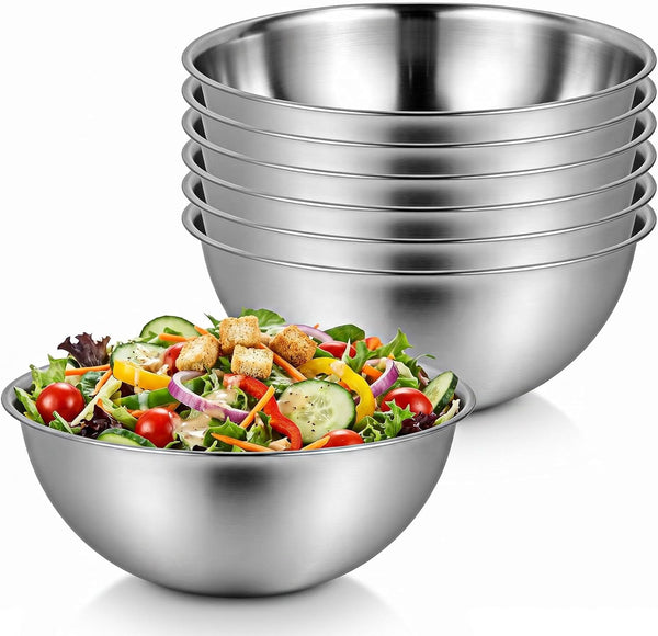 Mixing Bowl Set of 6, Thickened Version Stainless Steel Mixing Bowl1