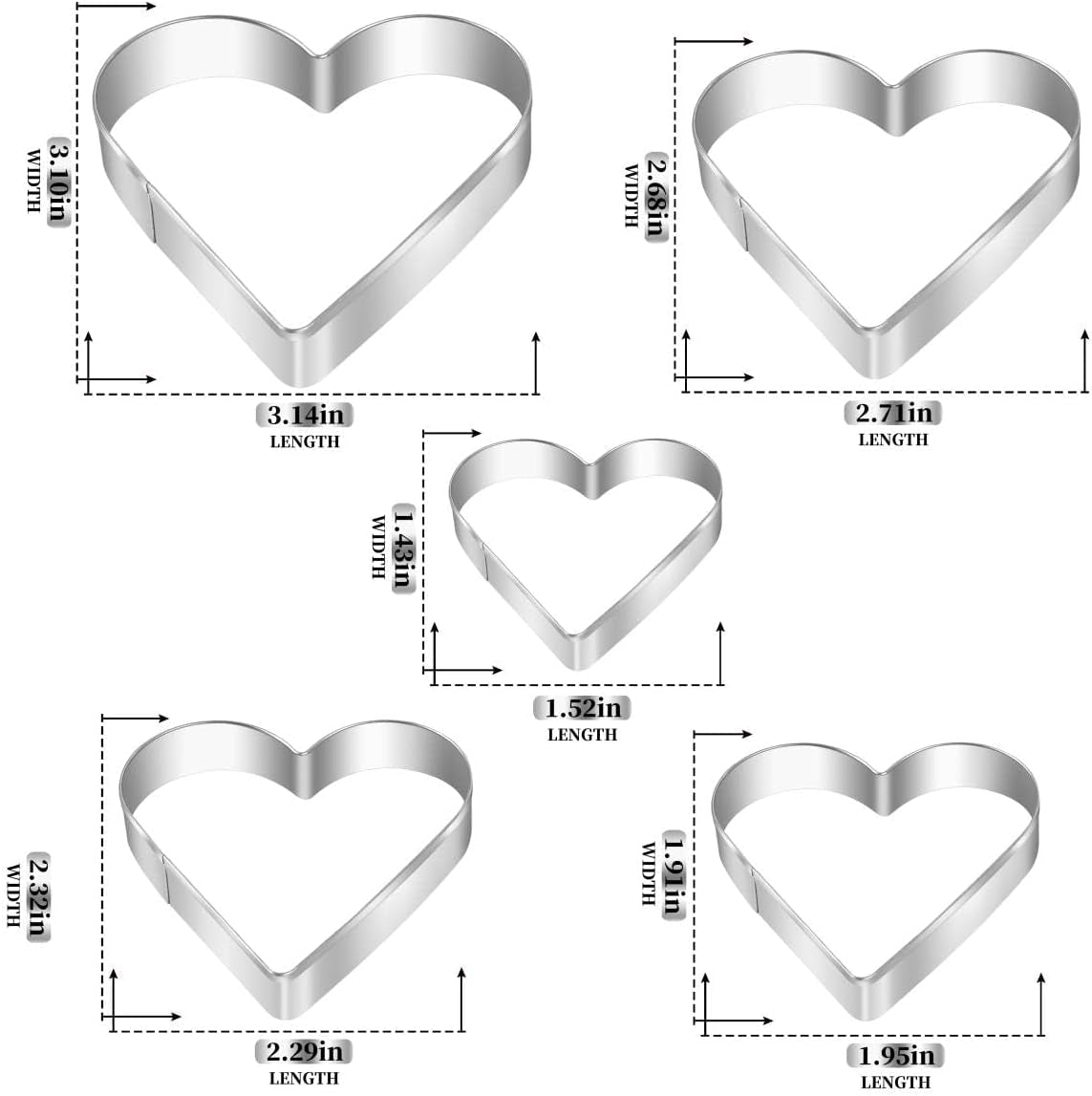 heart-cookie-cutter-set-5-pieces-stainless-steel-small-biscuit-cutters-heart-shaped-mold-for-kids-holiday-birthday-party