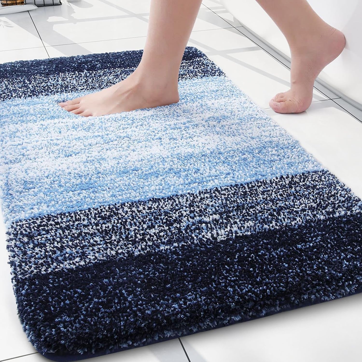 microfiber-bathroom-rugs-shaggy-soft-absorbent-bath-rug-24x16