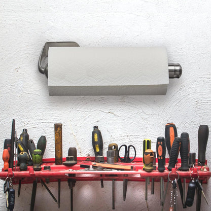 Perfect Tear Paper Towel Holder Wall Mount or under Cabinet - Die Cast Aluminum, Patented Ratchet System, Fits Jumbo and Select-A-Size Rolls, Mounts in Kitchen, Bathroom, Garage10
